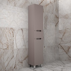 Style Line Шкаф пенал Матис 36 Plus тауп темный – фотография-3